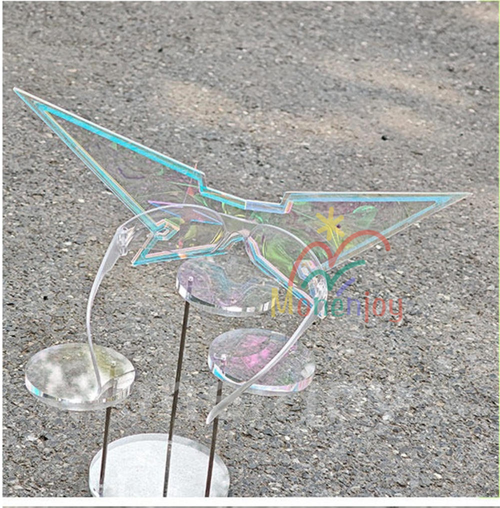Monenjoy　崩壊スターレイル 銀狼LV.999　コスプレ道具 29.5 cm　眼鏡  二相楽園　アクリル材質　イベント MONENJOY