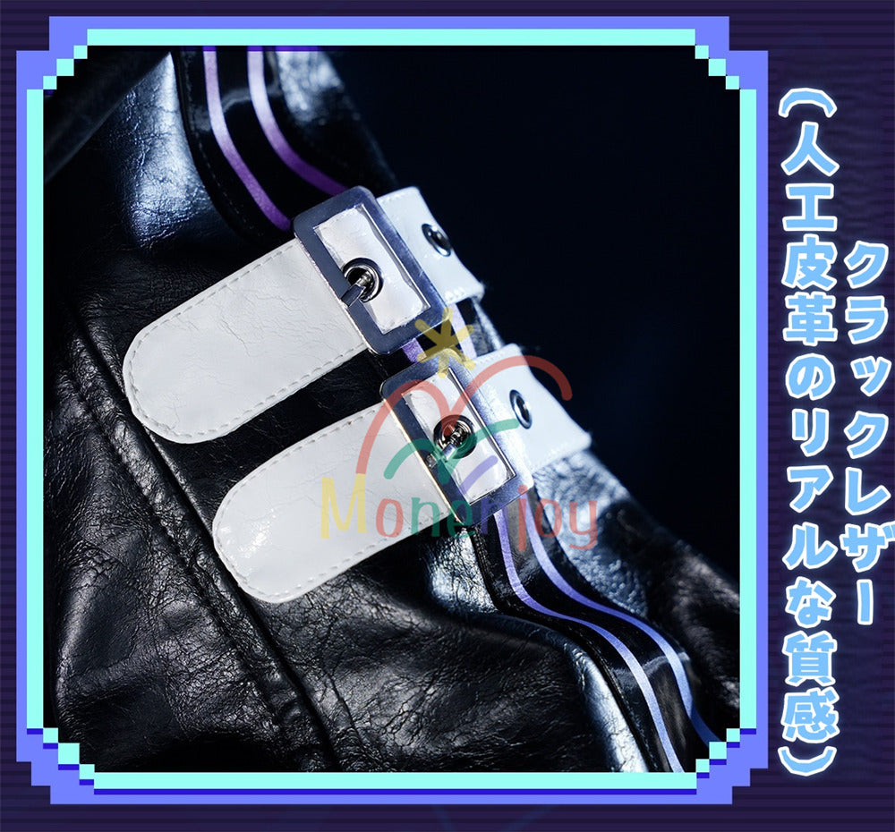 Monenjoy 崩壊スターレイル 銀狼 新Ver　二相楽園 愉悦銀狼 コスプレ衣装 金属製パーツ 舞台服 Monenjoy