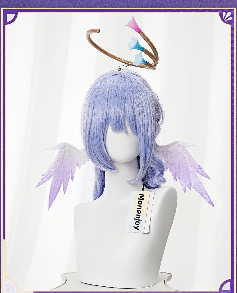 Monenjoy 崩壊スターレイル ロビン 洋服　礼服　コスプレ衣装　ワンピース　豪華3ｄアクセサリー　道具＋ウィッグ追加購入可能 - Monenjoy