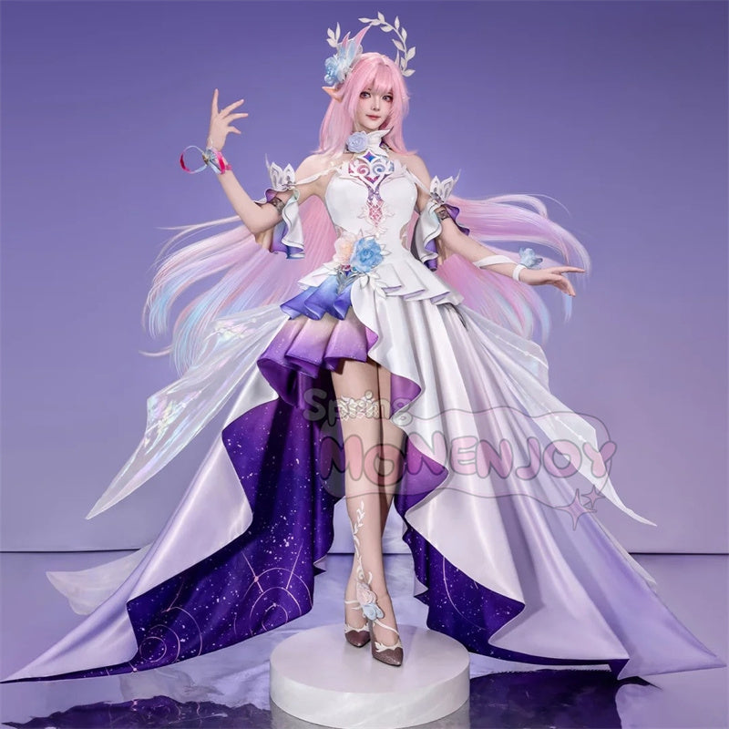 Monenjoy　崩壊スターレイル　キュレネ コスプレ衣装　Cyrene　ワンピース　洋服　エリュシオンの娘　