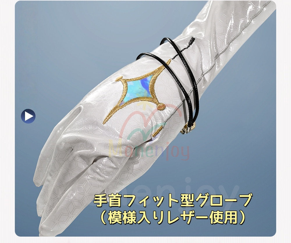 Monenjoy　鳴潮　エイメス　コスプレ衣装　合金製パーツUP　光輪発光機能　イベント　豪華生地　イベント舞台対応 MONENJOY