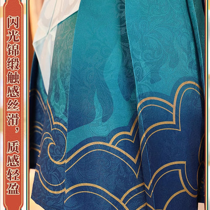 Monenjoy 崩壊スターレイル 雲璃（うんり） コスプレ衣装　ワンピース　礼服　かわいい　豪華アクセサリー　武器レプリカ追加可能 - Monenjoy
