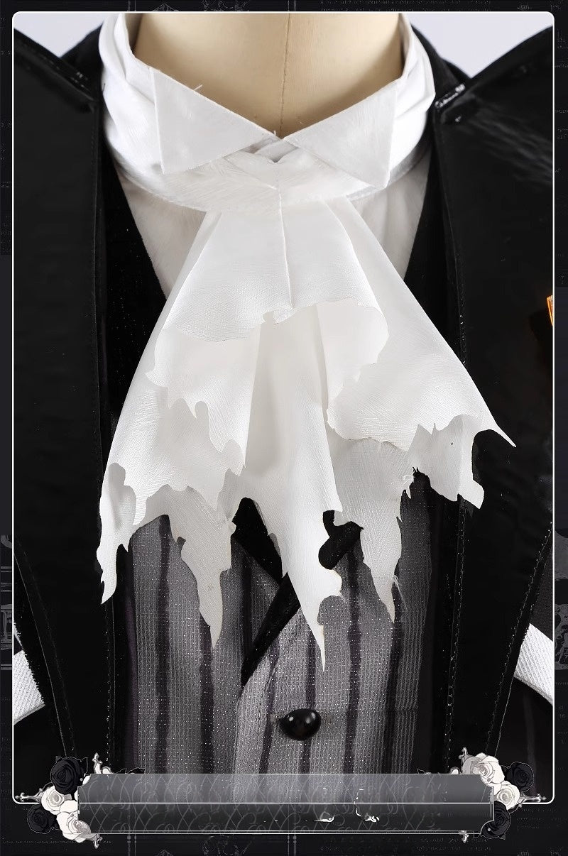 Monenjoy　コスプレ衣装　 ツイステハロウィーン2024 紳士 礼服　スカリー・J・グレイブス Skully J Graves ディズニー ツイステッドワンダーランド　コスチューム　カッコイイ　変装 - Monenjoy