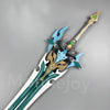 Monenjoy　原神 ファルカ　狼の武勲詩 コスプレ道具　レプリカ　130cm　木材質　ファルカモチーフ 両手剣　イベント舞台対応 MONENJOY