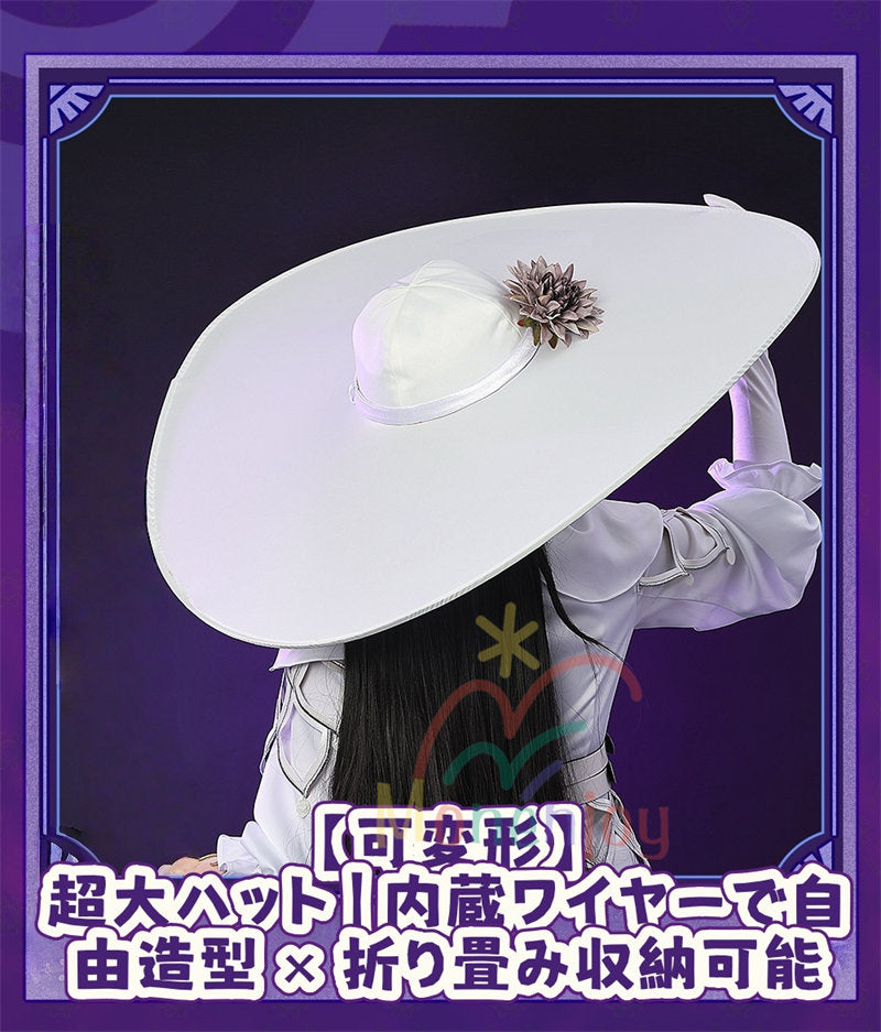 完売次第終了 SML納品　Monenjoy 崩壊スターレイル　コンスタンス　永火官邸　ダリア　コスプレ衣装　帽子付　天外衛星通信 　コスチューム　3d樹脂製パーツ ハロウィン