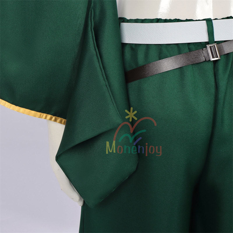 Monenjoy　デッドアカウント　縁城 蒼吏　コスプレ衣装緑色　霞流 括　えにしろ そうじ　仮装　舞台服　コスチューム
