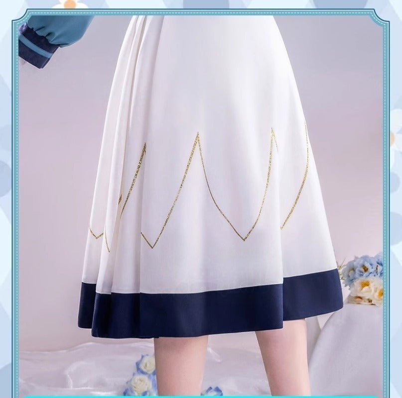 Monenjoy Silent Witch Monica Everett School Uniform Cosplay Costume Luxury Magician Dress 