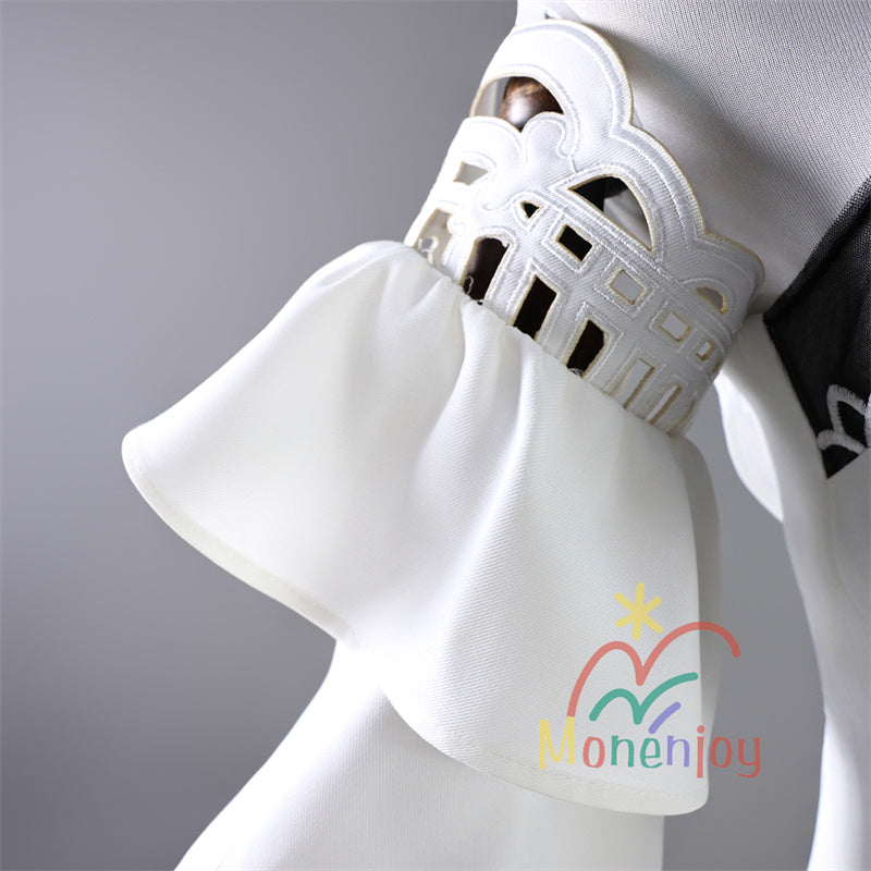 Monenjoy　鳴潮　フローヴァ　白色　洋服　ワンピース　コスプレ衣装　ワンピース　礼服　コスチューム　イベント