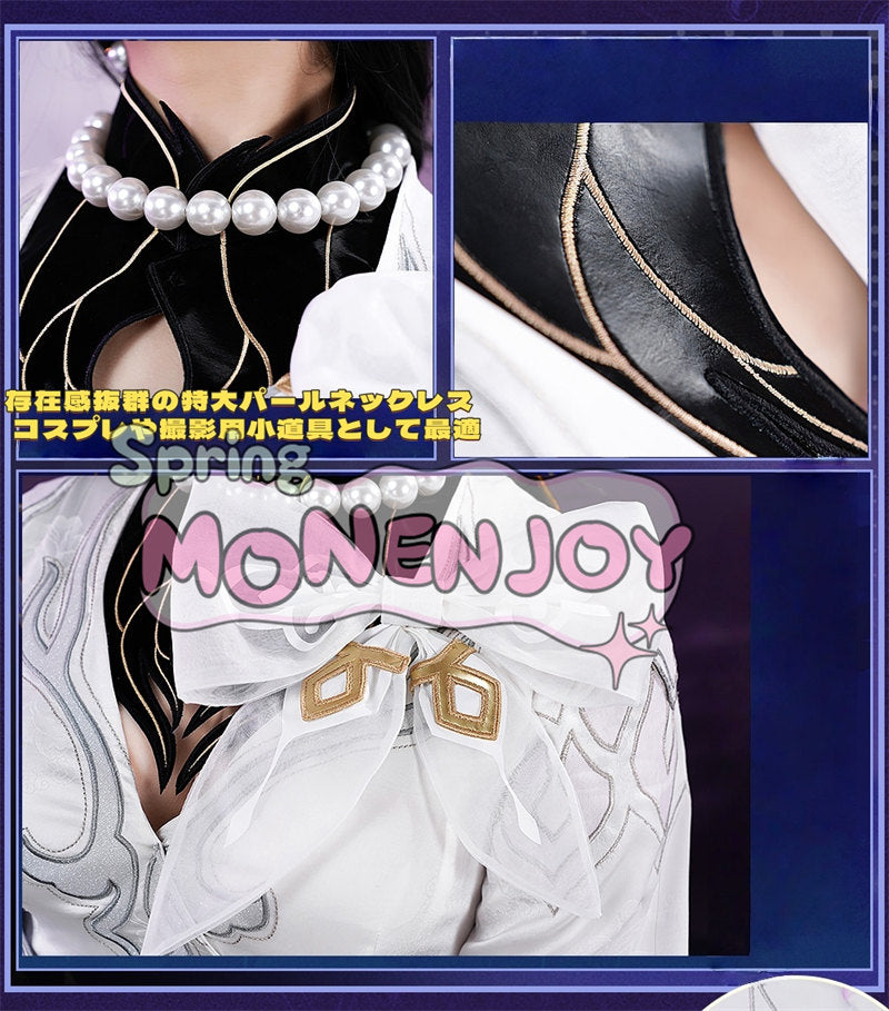 予約販売　Monenjoy 崩壊スターレイル　コンスタンス　永火官邸　ダリア　合金製パーツ　コスプレ衣装　帽子付　天外衛星通信 　コスチューム