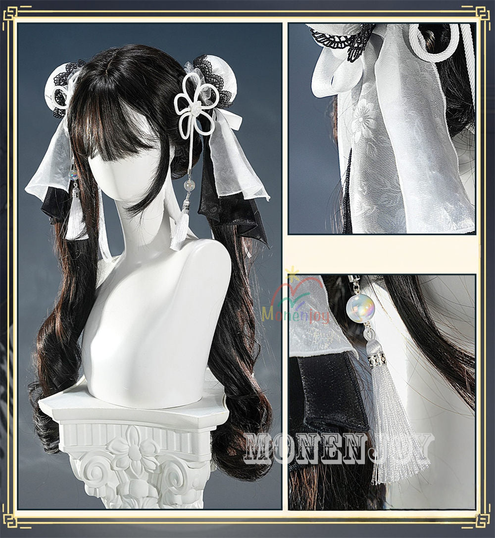 Monenjoy　NARAKA:BLADEPOINT　玉雪の心　殷紫萍　コスプレ衣装　ドレス　 武者　 コスチューム MONENJOY