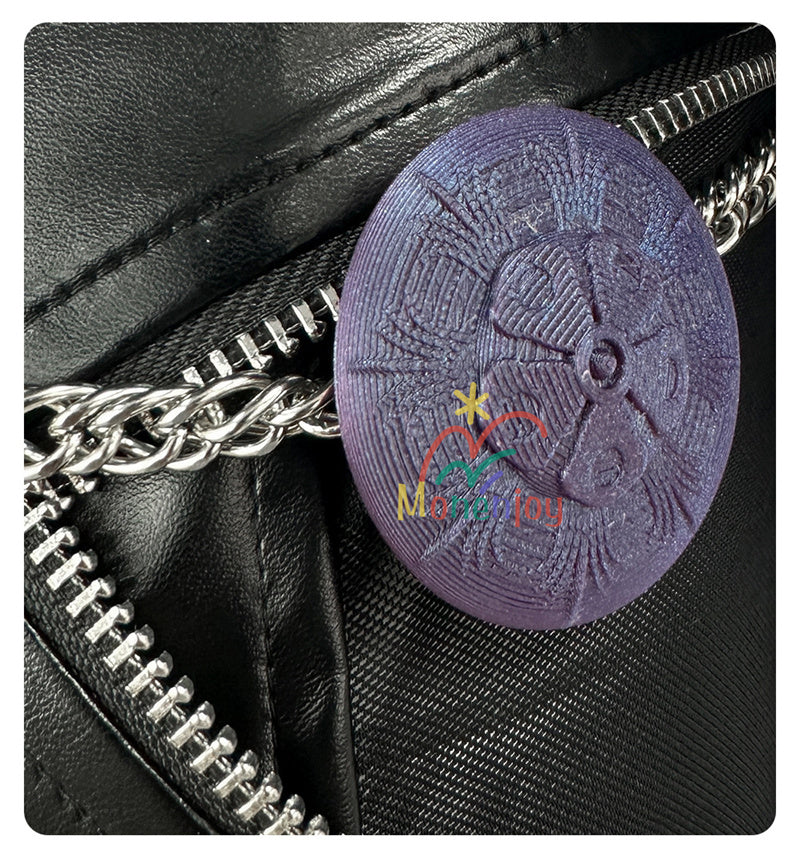 Monenjoy　KPOPガールズ! デーモン・ハンターズ 　ゾーイ　コスプレ衣装　Zoey　コスモスーツ　ルミ 黒色　人工革　戦闘服　 KPop Demon Hunters　 3d樹脂製パーツ　バトルスーツ　GS1962