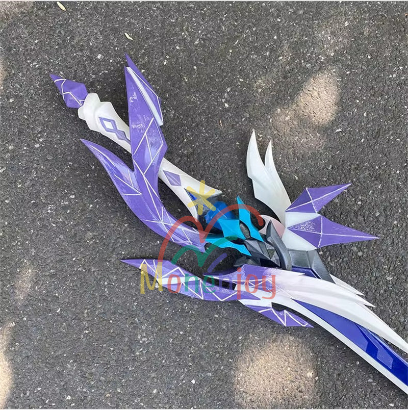 Monenjoy 原神 スカーク　蒼耀 片手剣　モチーフ武器　恐らく片手剣　110cm　PU製　立体　コスプレ道具　武器モデル　Skirk　道具　深淵の国GS1433