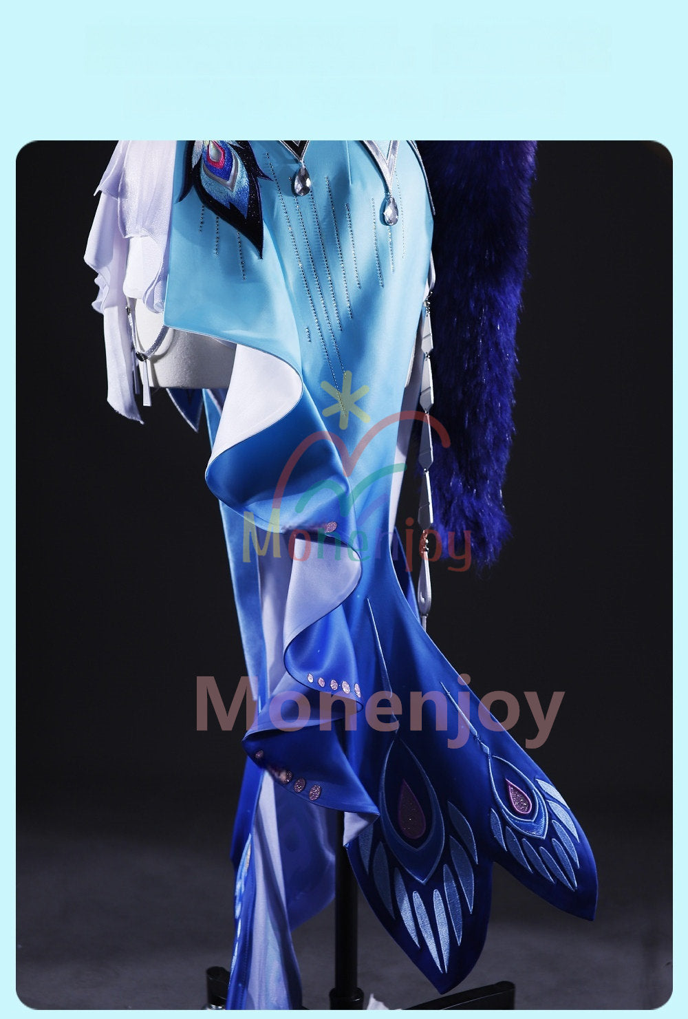 Monenjoy　 崩壊スターレイル 爻光　コスプレ衣装　Yao Guang　コスチューム　Honkai: Star Rail　金属装飾パーツ　精巧な刺繍柄　イベント　 MONENJOY
