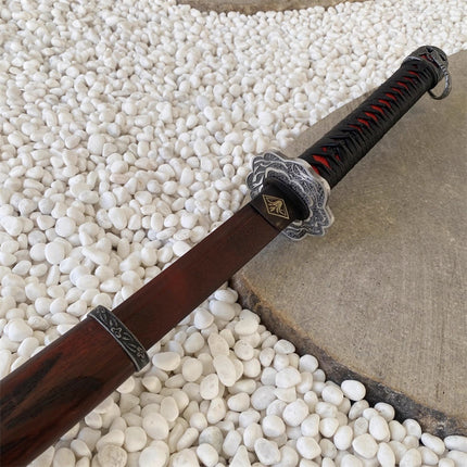 Monenjoy SEKIRO: SHADOWS DIE TWICE Immortal Slash/Baiju Japanese Style Sengoku Period Ashina Isshin Decoration 103cm General Purpose Sword Finished Imitation Sword Replica Japanese Style Cosplay Prop Wood Blade Resin Blade Craft Sword Halloween