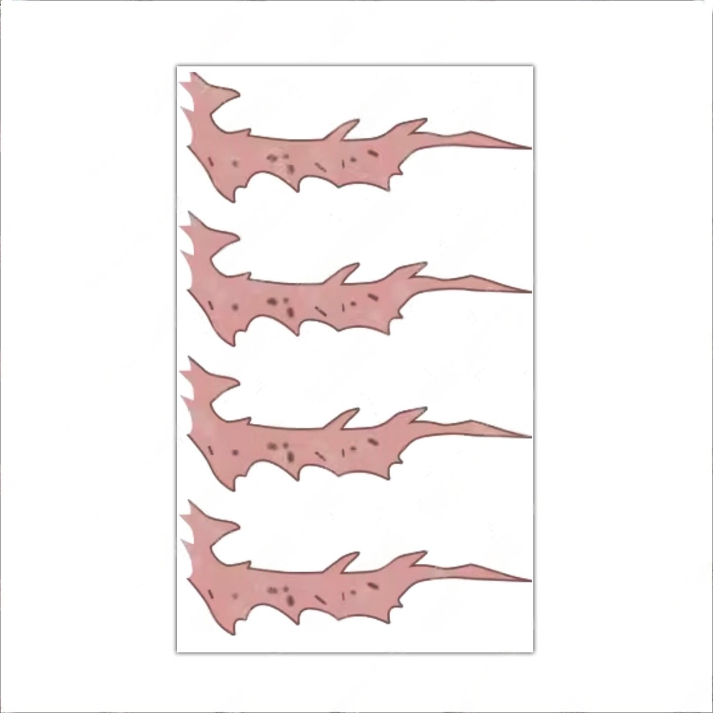 monenjoy Demon Slayer Tanjiro Tattoo Sticker Demon Slayer Demon Cosplay Accessories Flower Scar Sticker Face Demon Swordsman Spider Demon Set Goods Popular Stylish Decoration Fashion Halloween Event Equipment 