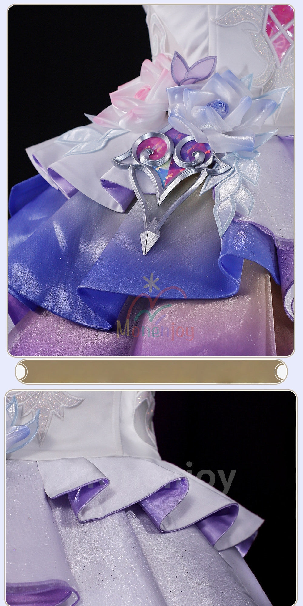 予約　Monenjoy 崩壊スターレイル　コスプレ　キュレネ　Cyrene 衣装　豪華　2.4m超ロング裾 　洋服　ワンピース　 1/3Delusion