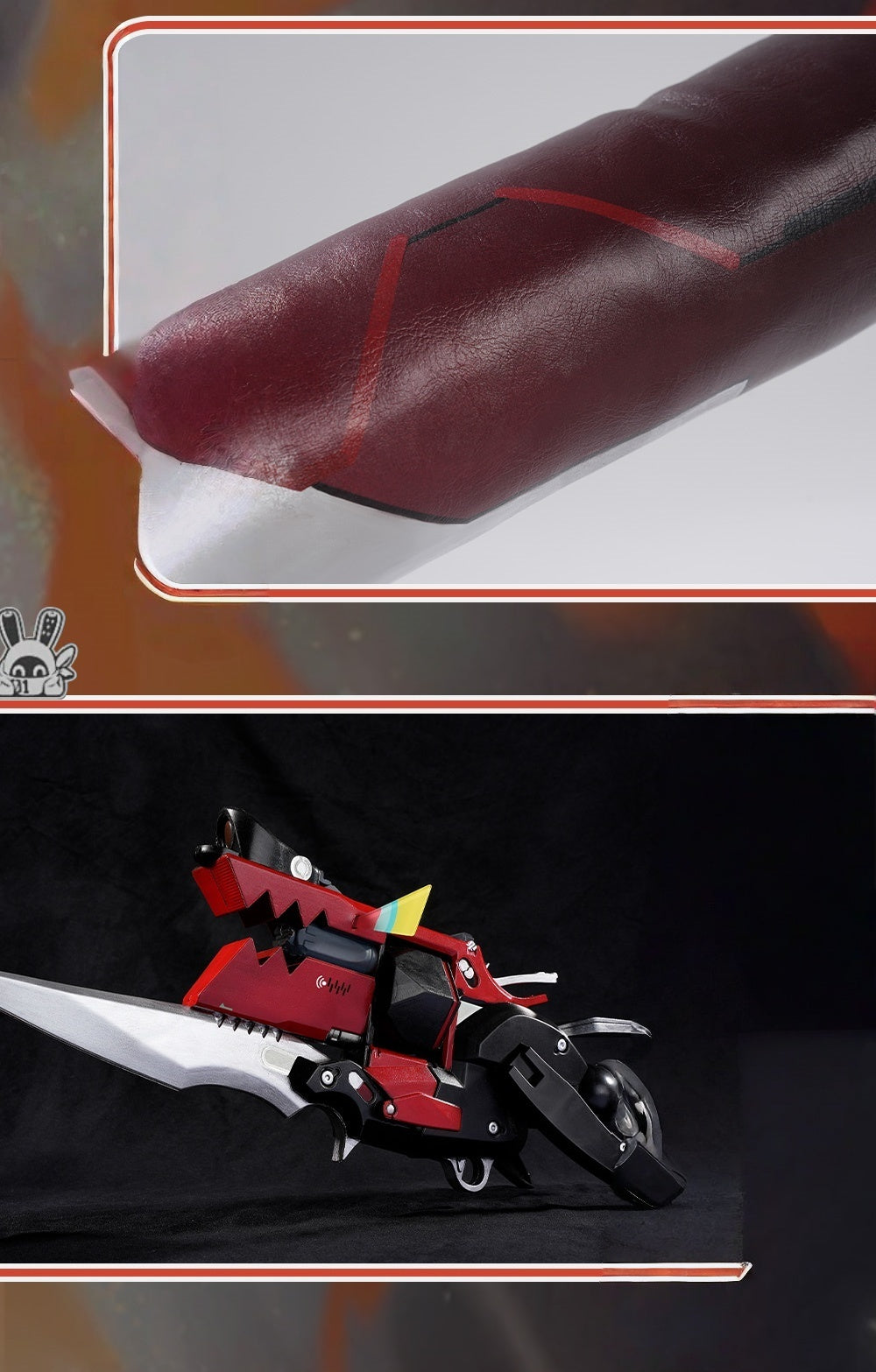 Monenjoy　ゼンレスゾーンゼロ オルペウス 鬼火 45cm　尻尾125cm コスプレ衣装　ゼンゼロ　武器モデル　オボルス小隊　道具