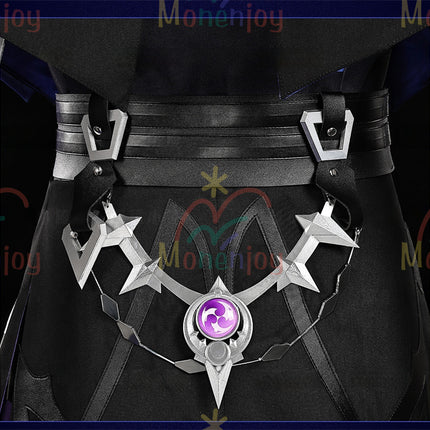 Monenjoy　原神 フリンズ　コスプレ衣装　Genshin　ライトキーパー　雷元素　 闇影と灯り　 コスチューム　ナド・クライ　