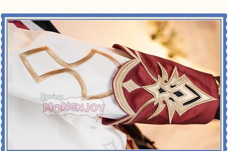 Monenjoy 原神 ダリア コスプレ衣装 Dahlia　帽子付 金属製パーツ　イベントGS1419 - Monenjoy