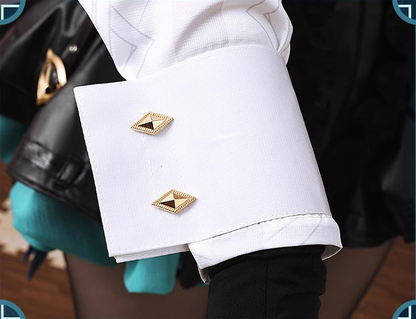 Monenjoy　原神　フォンテーヌ　リネット　白尾猫座　 リネット / Lynette　 綺影で魅せるエレガンス　ブーフ・ド・エテの館　神の目 コスチューム　衣装　ハロウィン　クリスマス　衣装　イベント　変装　cosplay　男女兼用 - Monenjoy