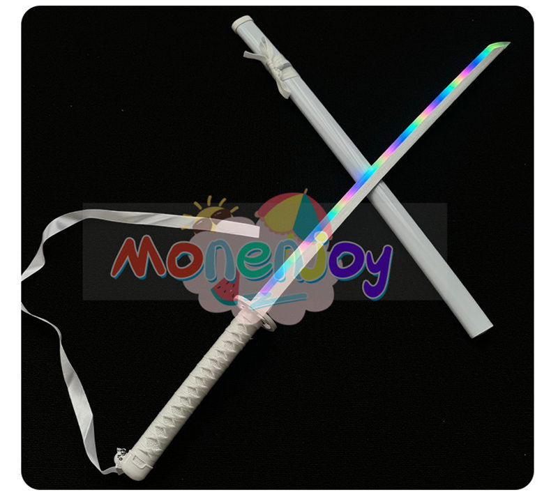 Monenjoy　鬼滅の刃　日輪刀　時透 無一郎　104cm　光る刃　スモークバージョン 日の呼吸の剣士　8色カラーチェンジ 　コスプレ道具　武器モデル　おもちゃ