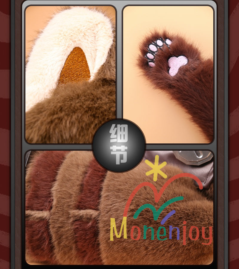 Monenjoy Zenless Zone Zero Ukinami Yuzuha ชุดคอสเพลย์ ชุดกะลาสี Kaidanya พร้อมกระเป๋าและเครื่องประดับผม กระโปรงสั้น หาง Tanuki และชุด Kamachi (อุปกรณ์เสริม) สำหรับกิจกรรมและของเล่น มีตุ๊กตา Tanuki (อุปกรณ์เสริม) จำหน่าย