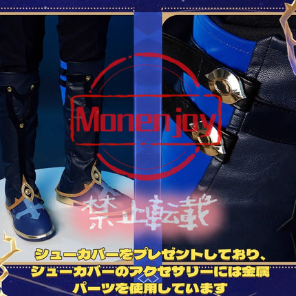 Monenjoy 崩壊 スターレイル サンデー コスチューム　書の道具付　コスプレ衣装　合金パーツ　イベント　仮装