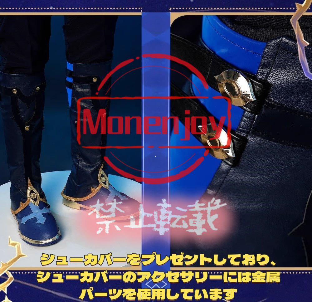 Monenjoy 崩壊 スターレイル サンデー コスチューム　書の道具付　コスプレ衣装　合金パーツ　イベント　仮装 - Monenjoy