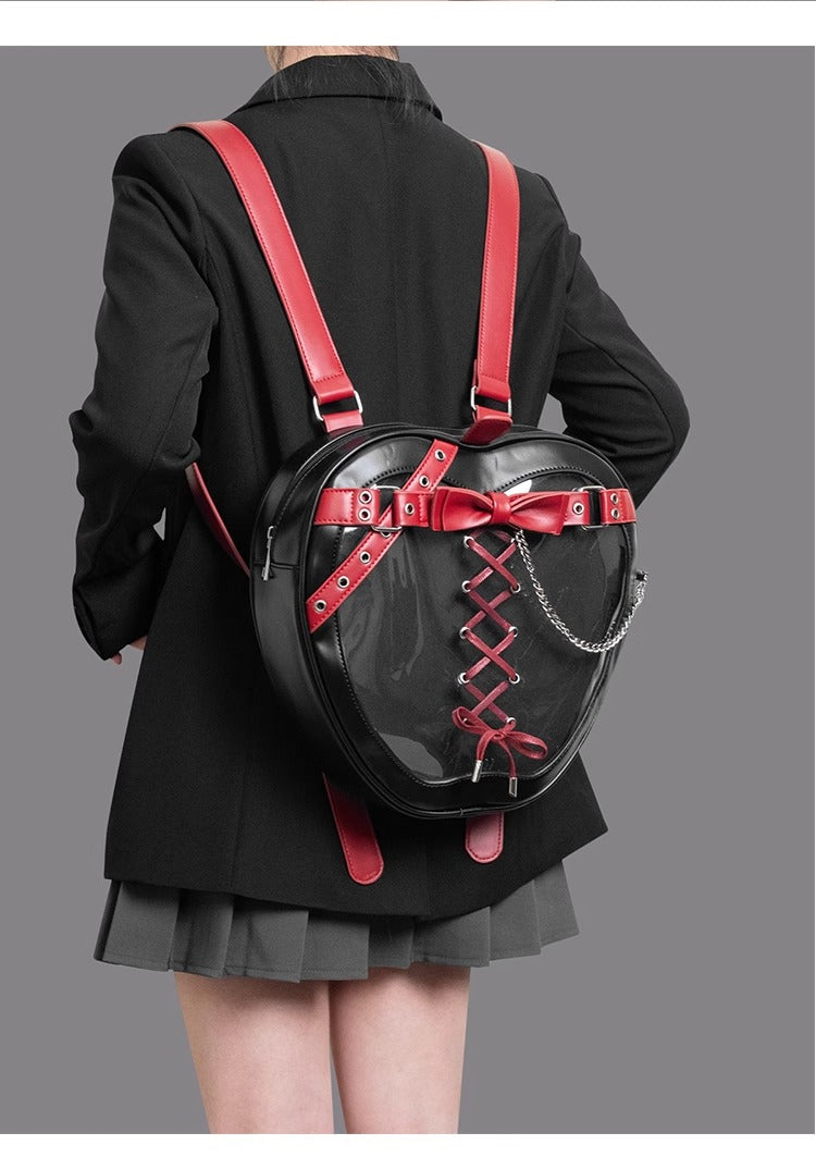 Monenjoy　痛バッグ　アニメ　地雷系　パンク　渋谷　原宿ファション　コスプレ　2次元　萌えグッズ　バックパック/リュック 可愛い　デザイン　装備品　アクセサリー - Monenjoy