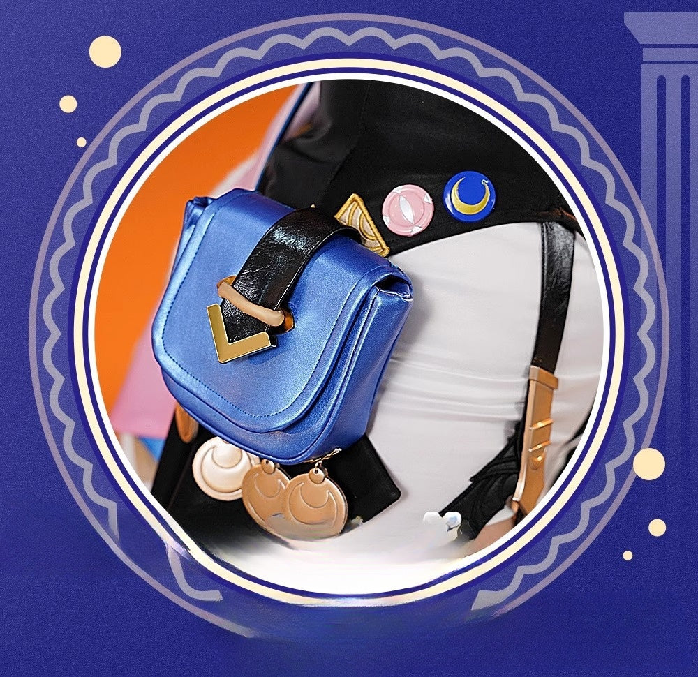 Monenjoy 崩壊スターレイル サフェル コスプレ衣装　コスチューム　セファリア Cifera 腿カバー付　尻尾付　豪華アクセサリー　GS1218 - Monenjoy