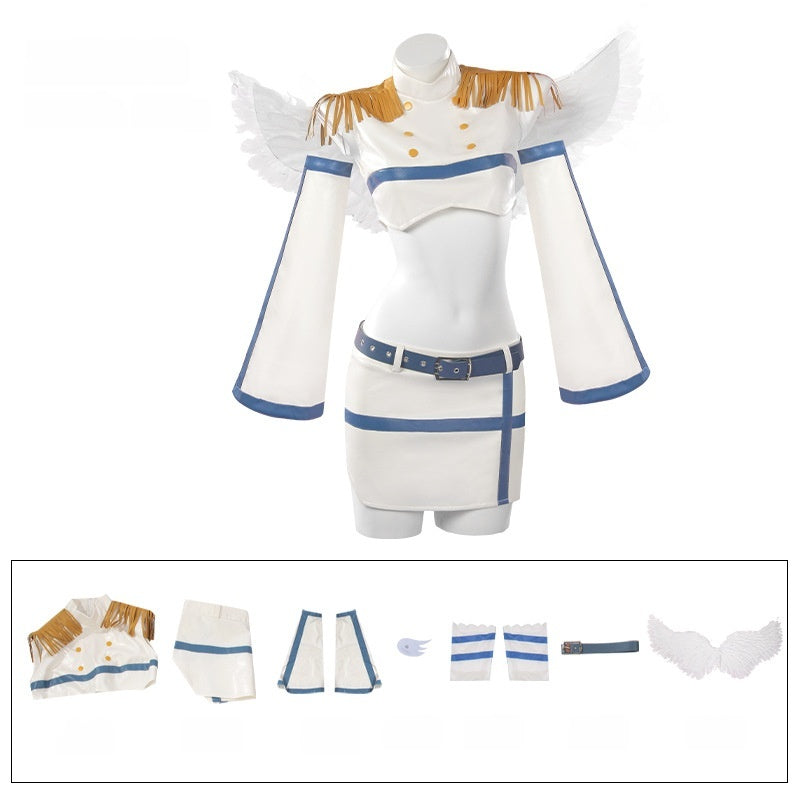 Monenjoy　2.5次元の 誘惑 リリサ 天乃リリサ 橘美花莉　乃愛 喜咲アリア 　翼付　コスプレ衣装　舞台服　コスチューム　