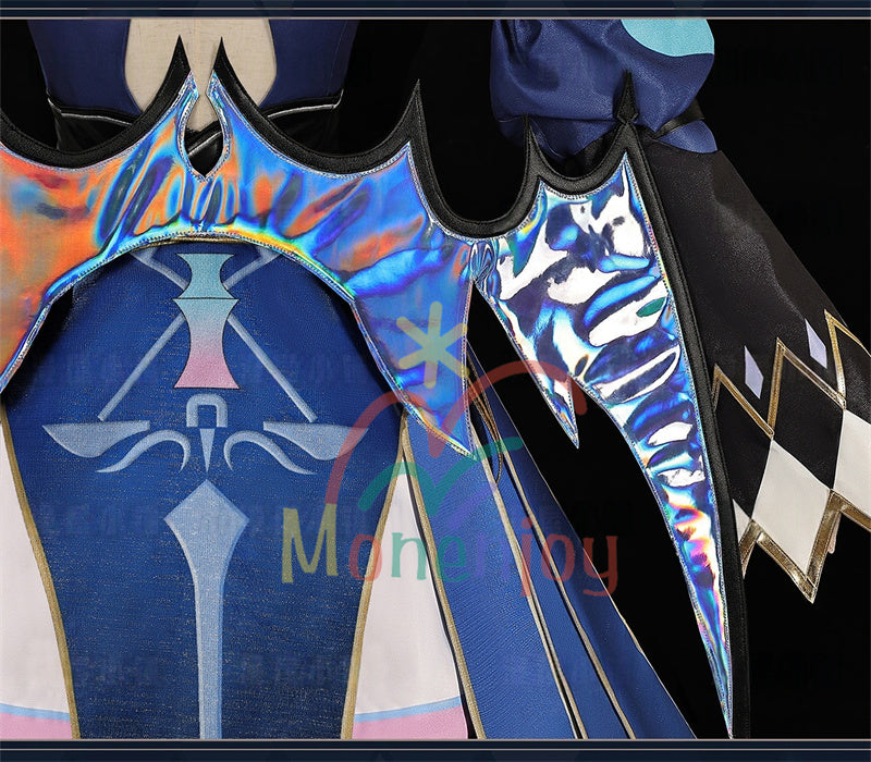 Monenjoy　崩壊スターレイル　ケリュドラ　コスプレ衣装　王冠＋翼付　イベント　ドレス　Cerydra　オクヘイマ　おもちゃ　