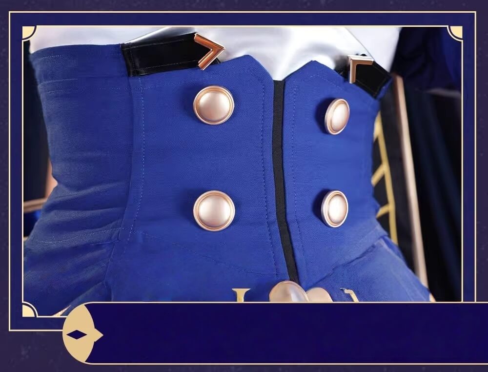 Monenjoy 崩壊スターレイル セイバー Saber　コスプレ衣装　ワンピース　戦闘服　ブルー色　イベントGS1423 - Monenjoy