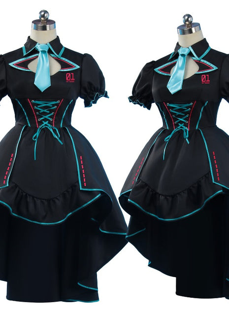 Monenjoy　初音ミク plays 月光下騎士団　コスプレ衣装　ワンピース　ハロウィン　イベントGS1319 - Monenjoy