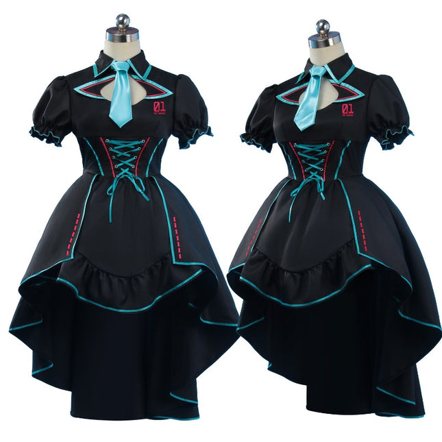 Monenjoy 初音ミク plays 月光下騎士団 コスプレ衣装 ワンピース ハロウィン イベントGS1319 - Monenjoy