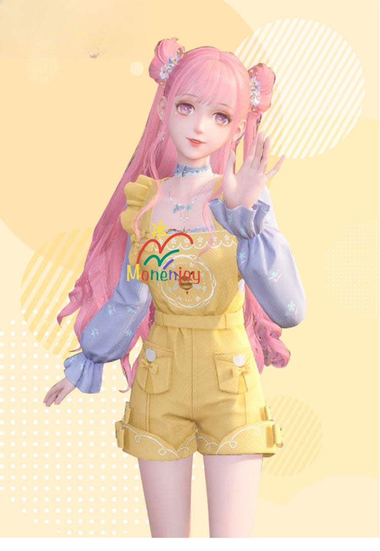 Monenjoy インフィニティニキ セット 陽だまりの午後 コスプレ衣装　ポカポカ陽気の計画  キュート　GS1314 - Monenjoy