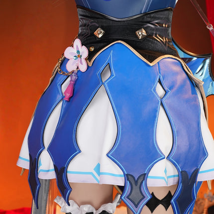 Monenjoy Cerydra Cosplay Costume from Collapse Star Rail (Wings Included, Staff Included) for Halloween Events