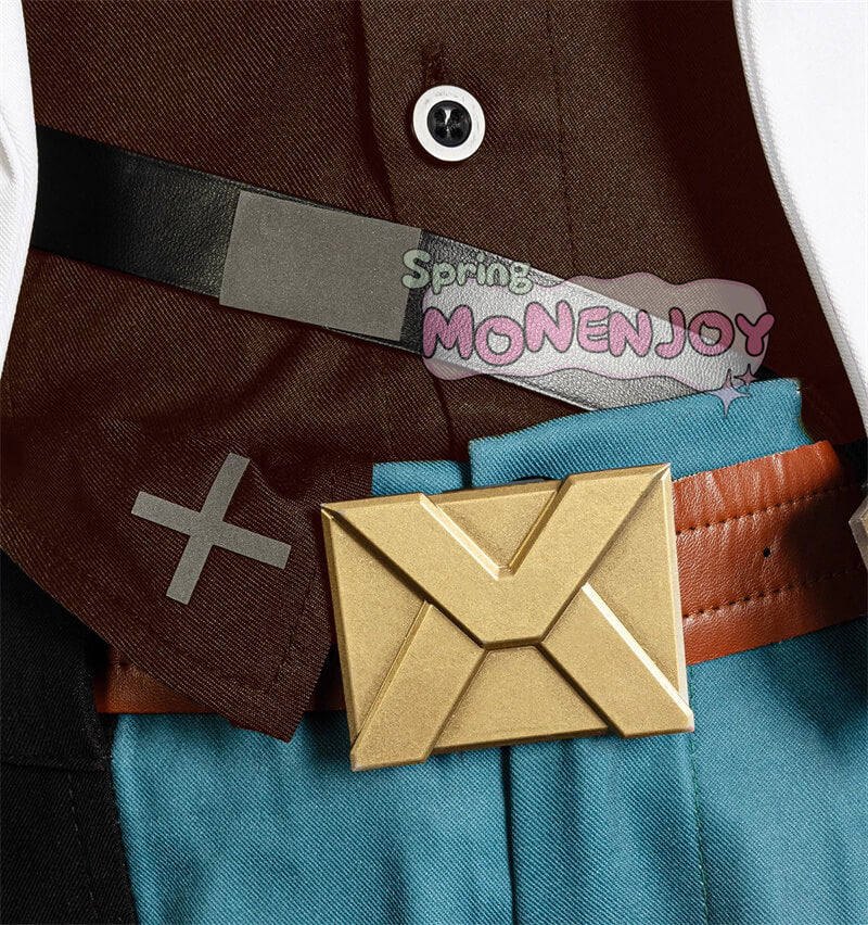 monenjoy 原神 イファ コスプレ衣装　トラロカンの竜医　花翼の集の竜医　帽子＋アクセサリー付　コスプレ　GS1389 - Monenjoy