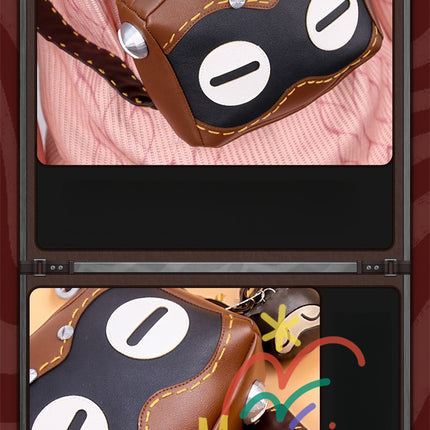 Monenjoy Zenless Zone Zero Ukinami Yuzuha Cosplay Costume Kaidanya Sailor Uniform with Bag + Hair Accessory Set Ukinami Yuzuha Mini Skirt Tanuki Tail Kamachi Added Event Toy Tanuki Plush Toy Can Be Added Separately