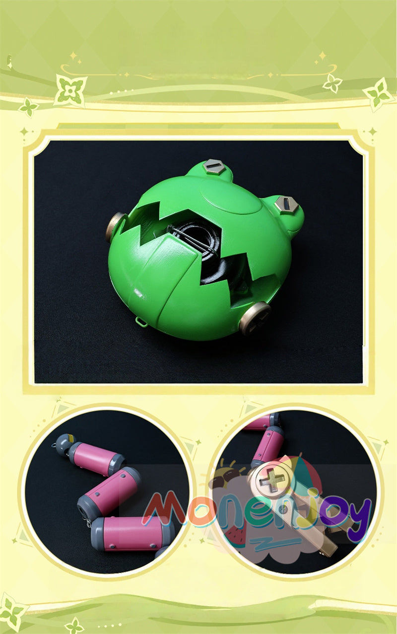 Monenjoy　原神　アイノ　コスプレ衣装　3d樹脂製パーツ　1：1レプリカ　Aino Genshin ナド・クライ編 　水元素　月の輪 コスチューム