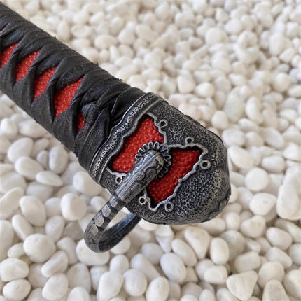 Monenjoy SEKIRO: SHADOWS DIE TWICE Immortal Slash/Baiju Japanese Style Sengoku Period Ashina Isshin Decoration 103cm General Purpose Sword Finished Imitation Sword Replica Japanese Style Cosplay Prop Wood Blade Resin Blade Craft Sword Halloween