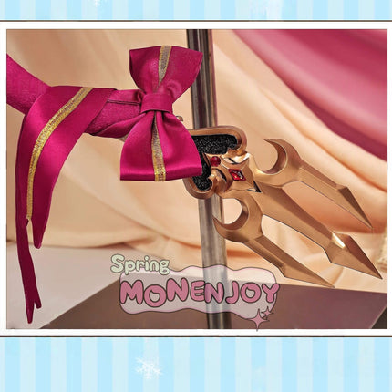 Monenjoy 原神 Escoffier エスコフィエ コスプレ衣装　3d樹脂尻尾付　イベント　絢爛のフレーバー　Genshin Impact　コスチュームGS1426　 - Monenjoy