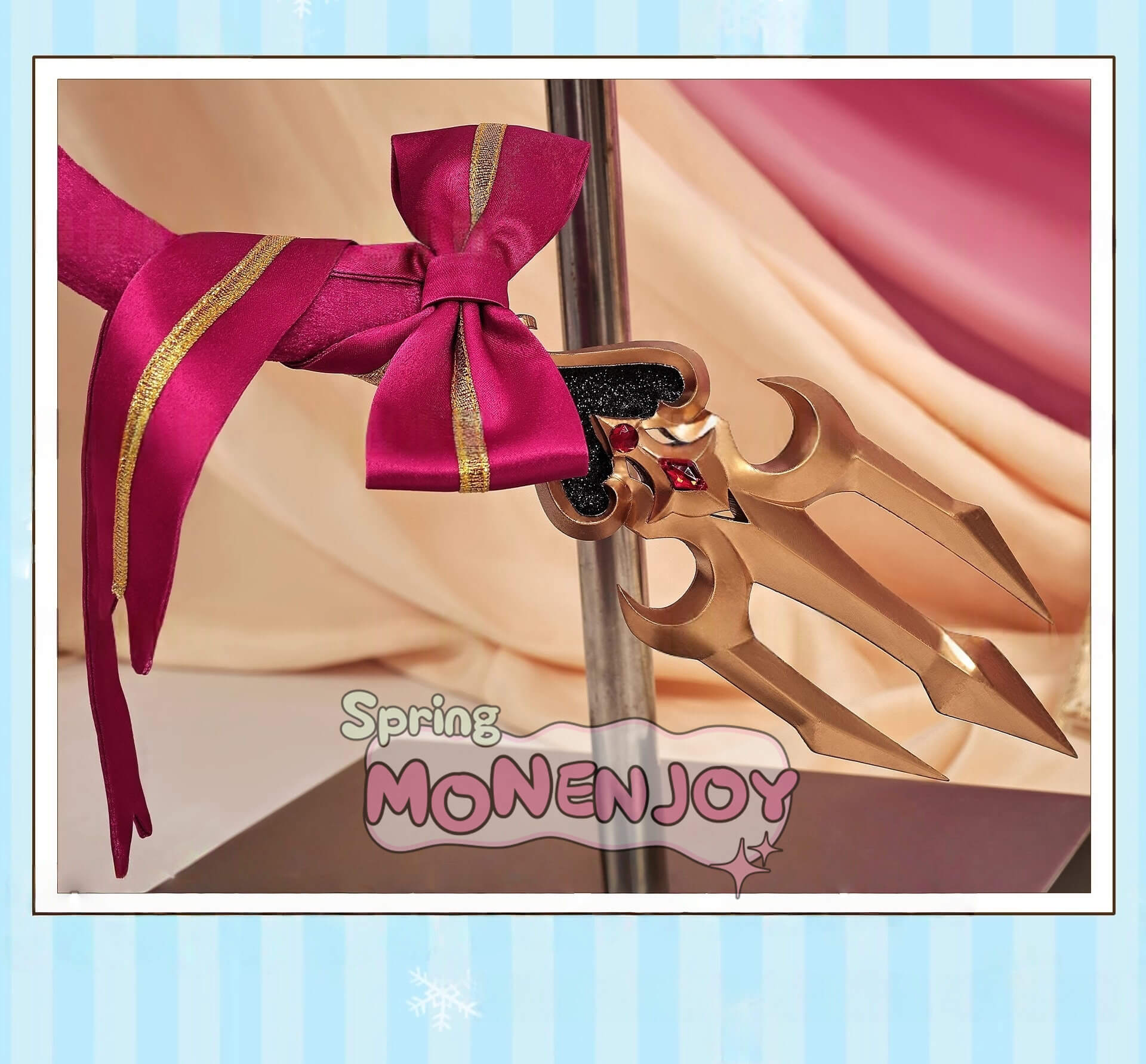 Monenjoy 原神 Escoffier エスコフィエ コスプレ衣装　3d樹脂尻尾付　イベント　絢爛のフレーバー　Genshin Impact　コスチュームGS1426　 - Monenjoy