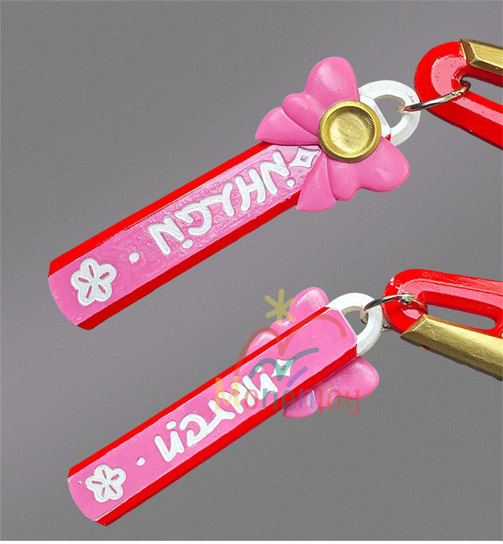 Monenjoy 崩壊スターレイル 緋英 道具 PU材質 100cm ピンク色 ひえい