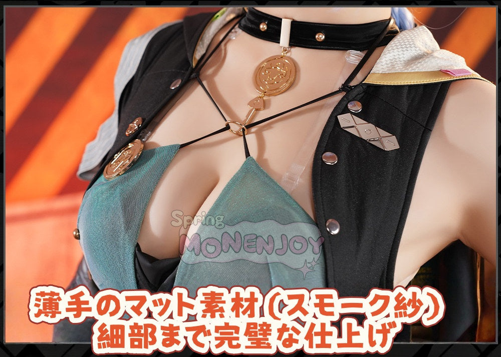 Monenjoy ゼンゼロ リュシア・エロウェン コスプレ衣装 金属パーツ 発光ギミック 鈴付き コスチューム