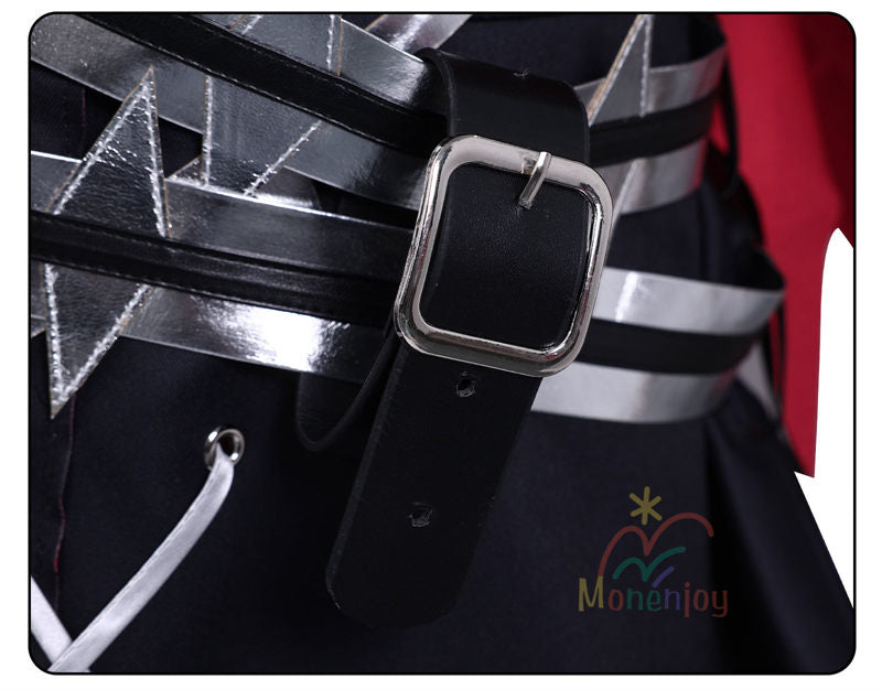 Monenjoy　 魔法少女ノ魔女裁判　紫藤アリサコスプレ衣装　囚人番号666　コスチューム　イベント　ドレス