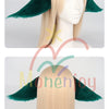 Monenjoy 原神 八重神子 きつね耳　やえみこ　ピンクと緑　コスプレ道具　ふわふわ　耳飾り＋尻尾　可愛い　萌えグッズ　猫耳 きつね耳　アクセサリー　　 - Monenjoy