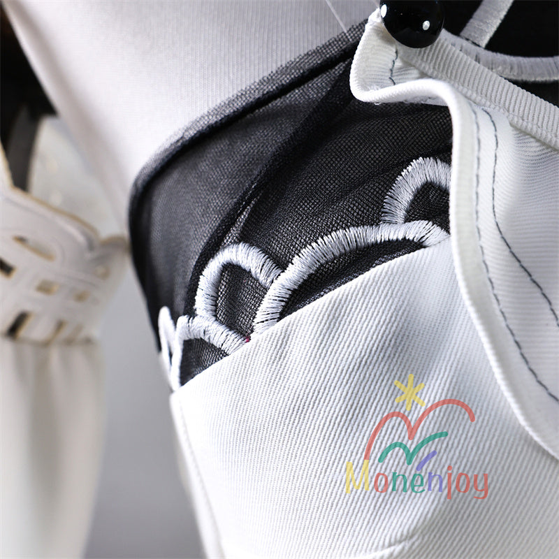 Monenjoy　鳴潮　フローヴァ　白色　洋服　ワンピース　コスプレ衣装　ワンピース　礼服　コスチューム　イベント