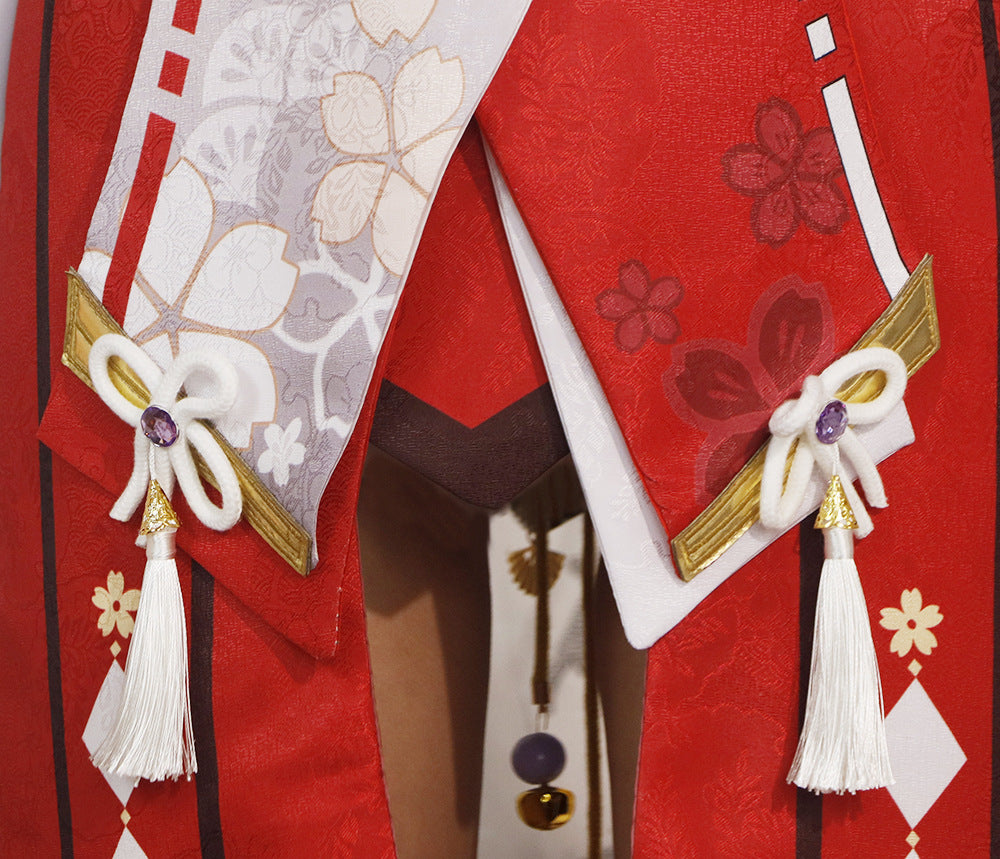 Monenjoy 原神 八重神子　コスプレ衣装　やえみこ　和服　イベント　仮装　舞台服　仮装　ハロウィン　学園祭 - Monenjoy