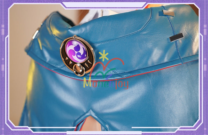 納品一掃セール！売り切れ次第終了 Monenjoy  原神 イネファ コスプレ衣装　Ineffa ロボット　イヤホーン＋帽子＋腿カバー付　 完全再現コスプレ 新星の駆動 ロボ娘 ハロウィン